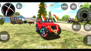 Dollar Song Sidhumoosewala Real Indian New Black Modified Thar Car Village Offroad Driving Gameplay