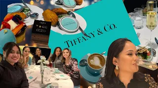 AFTERNOON TEA AT TIFFANY'S BLUE BOX CAFE (HARRODS LONDON)