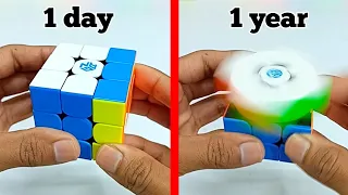 From Beginner to Pro: Cubing Progress in 365 Days