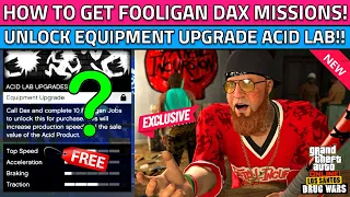 How To Call Dax and Complete 10 FOOLIGAN Jobs To UNLOCK Equipment Upgrade in GTA 5 Drug Wars Mission