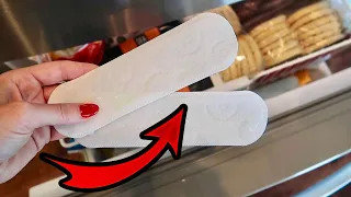 Put the $1 Panty Liner in the FREEZER for this EPIC TRICK! 💥 (oddly satisfying)