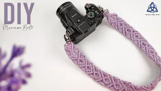 DIY Camera Belt | Macrame Bag Strap | Yoga mat Strap Tutorial