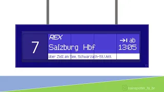 ÖBB REX 1515 nach Salzburg Hbf in Saalfelden | ÖBB Ansagen Chris Lohner | neuer ÖBB Gong | verspätet