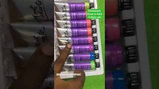 Mont Mart florescent Glow in Dark Paint