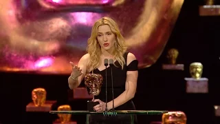 Kate Winslet wins Best Supporting Actress award - The British Academy Film Awards 2016 - BBC One