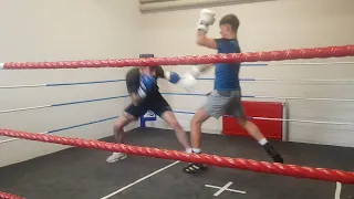 DAN and HERBIE 73kg BOX/FIGHTERS.....Tech Spar..April 2024 Devonport gym