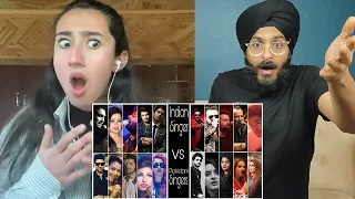 Indian Reaction to Indians Singers vs Pakistani Singers Battle of Voice Atif, Arijit,Shreya,Rahat |