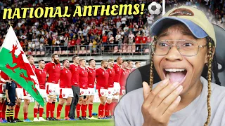 AMERICAN REACTS TO BEST NATIONAL ANTHEMS LIVE AT FOOTBALL GAMES! ⚽