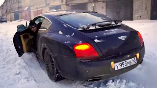 ВЗОРВАНЫЙ Bentley Continental за 700.000 рублей. Ласточка в гнезде.