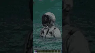 Astronaut in the ocean 😎 (Minecraft edition)