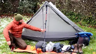 Everything I Need For Multi Day Winter Camping - Lightwight Backpacking Gear For Winter