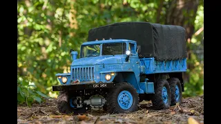 Cross RC UC6  - my blue Ural 4320 (Урал-4320) 1/12 scale - model building stages