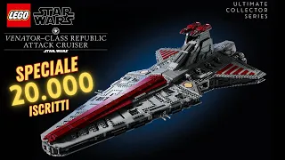 SPECIALE 20K! Lego Star Wars 75367 UCS Incrociatore d'attacco della Repubblica classe Venator