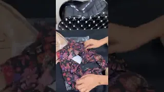 Myntra women's floral print maxi dress unboxing and review