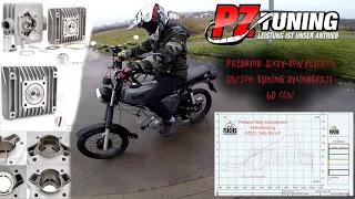 PZ Tuning Predator Sixty-Competition Simson Tuning Zylinderkit 60ccm | Datta | Probefahrt