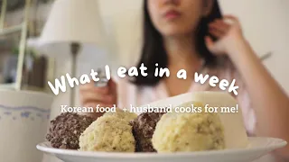 What I eat in a week | Korean food, apple cider mill etc.