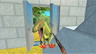 【Take 2】Survive in the grasslands with dinosaurs. FPS perspective! | Animal Revolt Battle Simulator