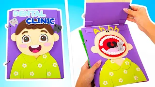 Let's Craft DIY Dental Book | Manualidades de papel más fáciles