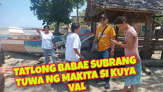 KUYA VAL SINUGOD NG TATLONG TAO  ||valsantosmatubang