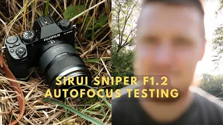 Sirui Sniper F1.2 Autofocus Testing BTS -- Reality of Yougoober Life