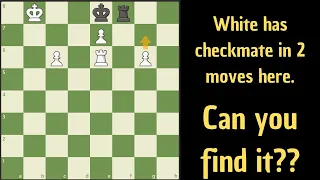 Checkmate in 2 moves!!