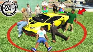 GTA 5 : Last To Remove The Hand Wins Lamborghini Car In GTA 5 ! (GTA 5 Mods)