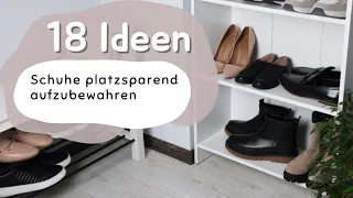Schuhschrank voll? 18 clevere Ideen für platzsparende Schuhaufbewahrung!