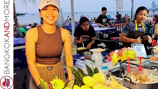 PATTAYA Festival Feasts - Amazing Street Food Mile at the Beach