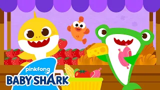 What is Your Favorite Food? | Baby Shark's Day at School | Back to School | Baby Shark Official