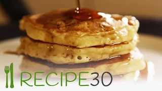 How to make the fluffiest pancakes in the world with secret ingredient- By RECIPE30.com