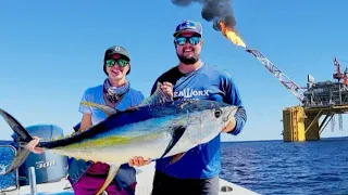 Tuna on OIL RIG in 10,000 ft of water C&C