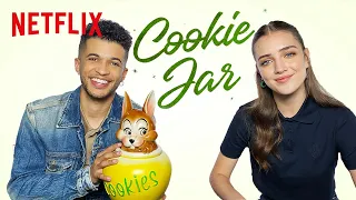 Jordan Fisher and Talia Ryder Answer to a Nosy Cookie Jar | Netflix