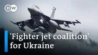 UK and Dutch pledge fighter jet support for Ukraine | DW News