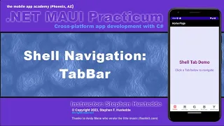 .NET MAUI 03T - Shell Navigation: Tabs