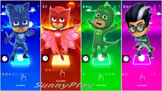 PJ Masks: Catboy 🆚 Owlette 🆚 Gekko 🆚 Romeo 🎶 Tiles Hop EDM Rush