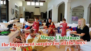 Christmas Morning + A Big Surprise Present! (Hanson's First Christmas)