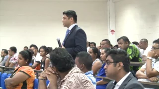 Fijian Minister holds 2017-2018 Budget Consultations at FNU Nasinu Campus.