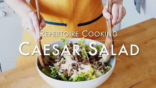 Easy Restaurant Quality Caesar Salad [No Raw Eggs!] | Fancy Foods To Fool Your Friends