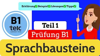 TELC B1+Beruf Sprachbausteine mit Lösungen | B1 Prüfung Sprachbausteine Übung
