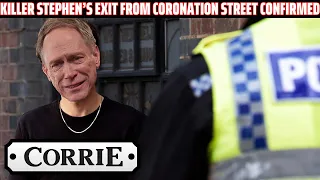 Coronation Street: Killer Stephen’s exit from Coronation Street confirmed
