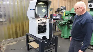 Deltronic Model DH216-612R 16" Optical Comparator, AML #002519, www.americanmachinery.com