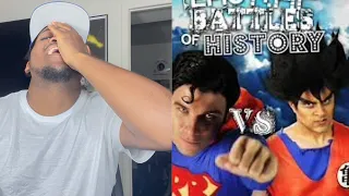 Goku vs Superman ERB Reaction!