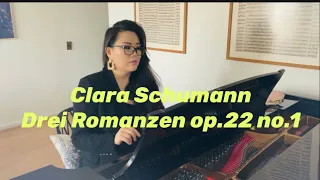 Clara Schumann: Drei Romanzen op.22 no.1 - Piano Accompaniment/Acompañamiento