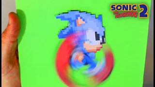 Cardboard Sonic comes to life!