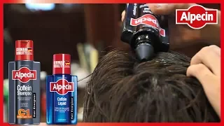 Popular Barber shops recommend Alpecin hair care for their male customers!