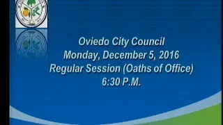 Council Regular Session (Oaths of Office) - 12/05/2016