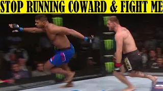 Top 10 SCARED Fighters Who Refused to Fight and Just Ran Away