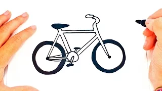 How to draw a Bike step by step | Bike Easy Draw Tutorial