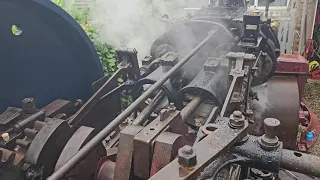 First shakedown run of 1927 Aveling and Porter H Type Roller after 60 years