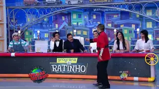 Programa do Ratinho - Faxinildo canta Sarafina e irrita Ratinho